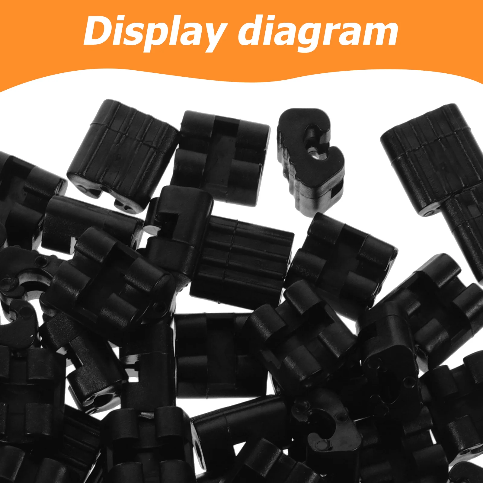 

50pcs Anti-Slip Leg Pads C-Shaped Floor Protectors Noise Reducing Chair Glides For Furniture Protection Chair Leg Floor