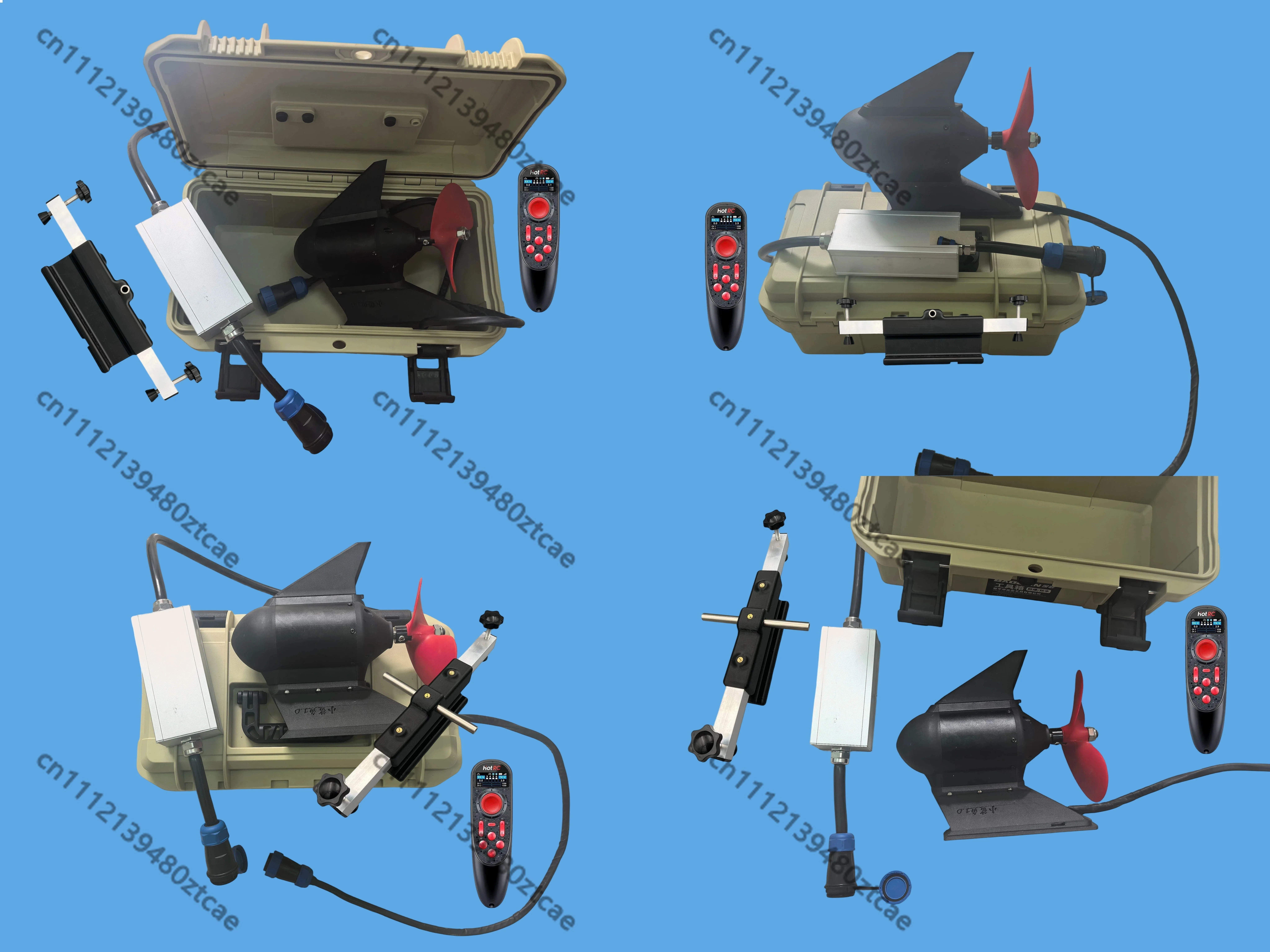 63100 120KV Waterproof Brushless Motor Marine Propulsion Kit for Inflatable Boat Kayak SUP