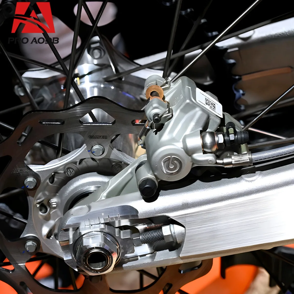 Motorcycle 25mm Rear Axle Rear Brake Caliper For KTM SX SX-F XC XC-F EXC EXC-F 125 150 250 300 350 450 Husqvarna FC FS TC Enduro view 3