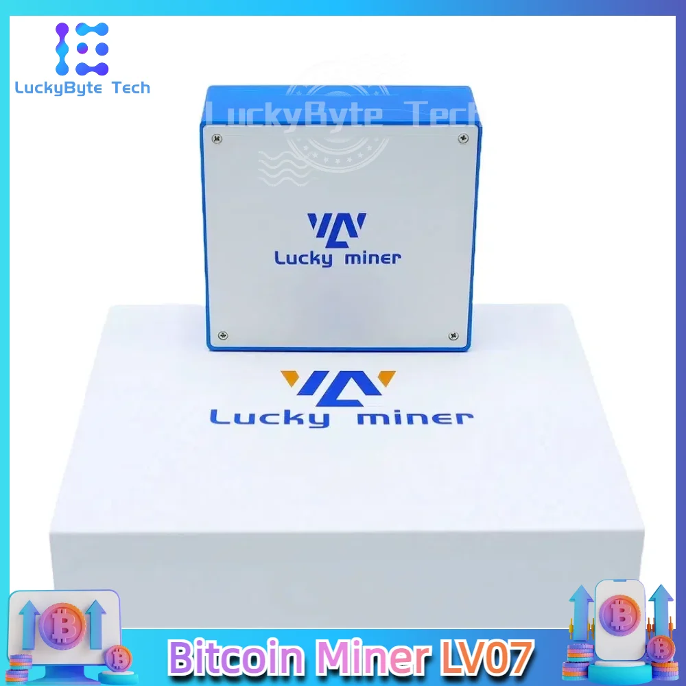 

Lucky Miner LV07 Bitcoin Miner 1TBH/S SHA256 BM1366 Crypto Solo Mining Machine BTC BCH BSV DGB ASIC Lottery Miner 2024 NEW