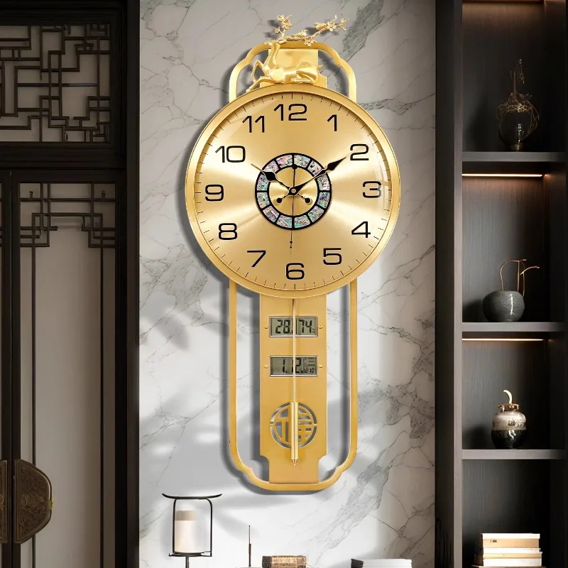 ساعة حائط أنيقة وفريدة من نوعها جمالية معلقة رقمية فاخرة ساعة حائط صناعية إيطالية Reloj De Pared Para Sala ملحقات منزلية