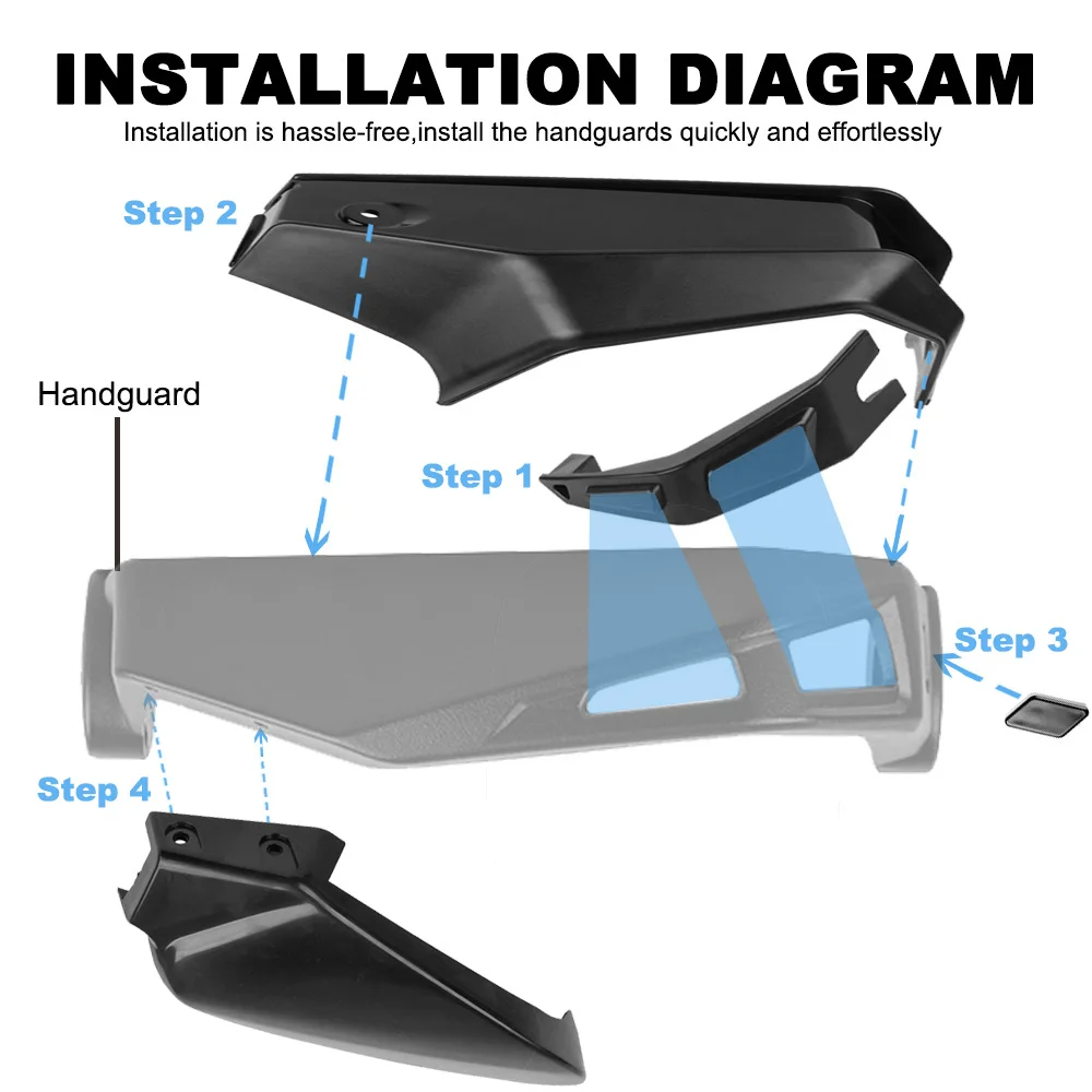 For Can Am Ryker 600 900 Sport Rally All Models ATV Handguard Wind Deflector Protector Hand Guard Windshield Kit Accessories
