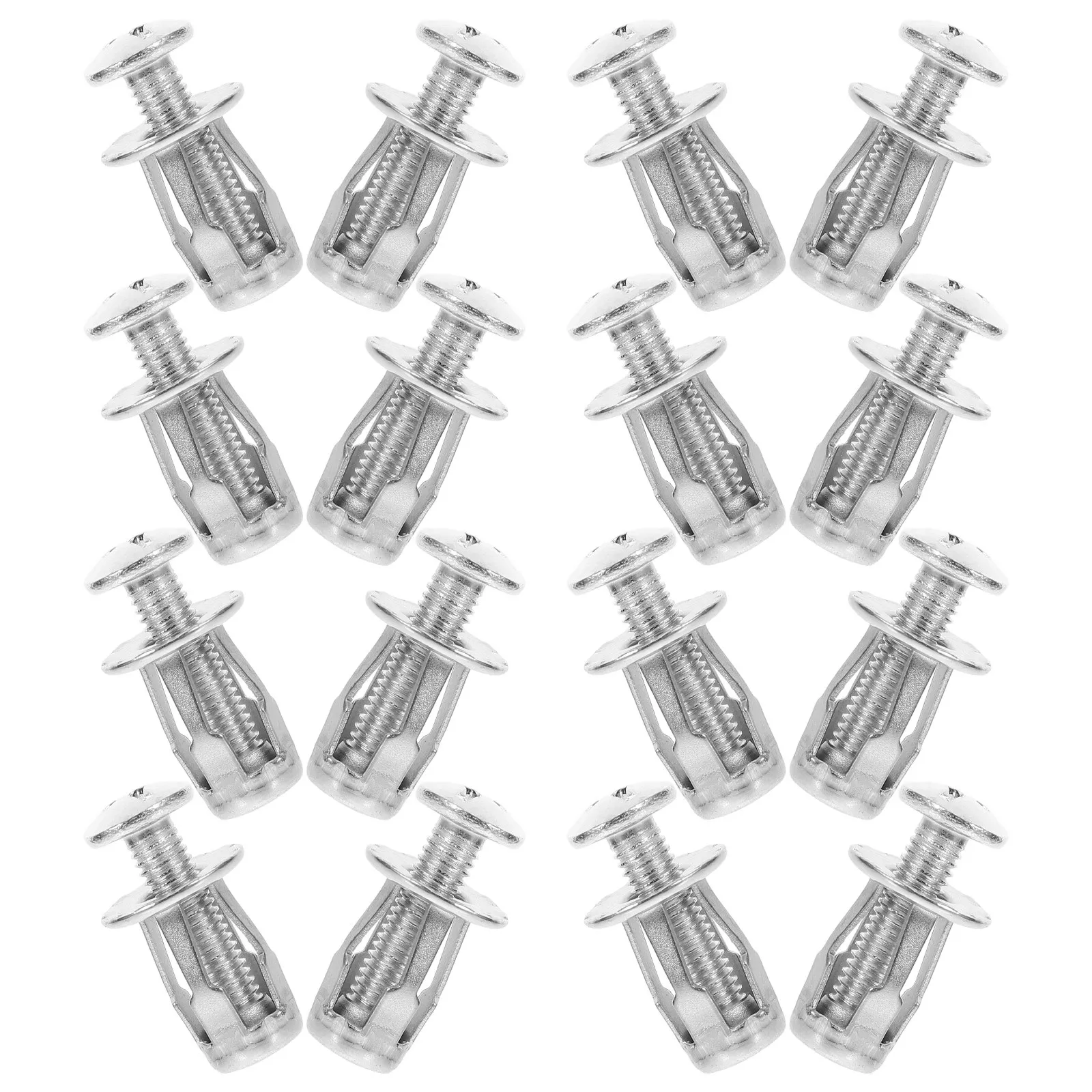20Pcs Hollow Door Expansion Screws Petal Nut Anchors Stainless Steel Metal Hollow Core Wall Fixing Screws for Door Installation