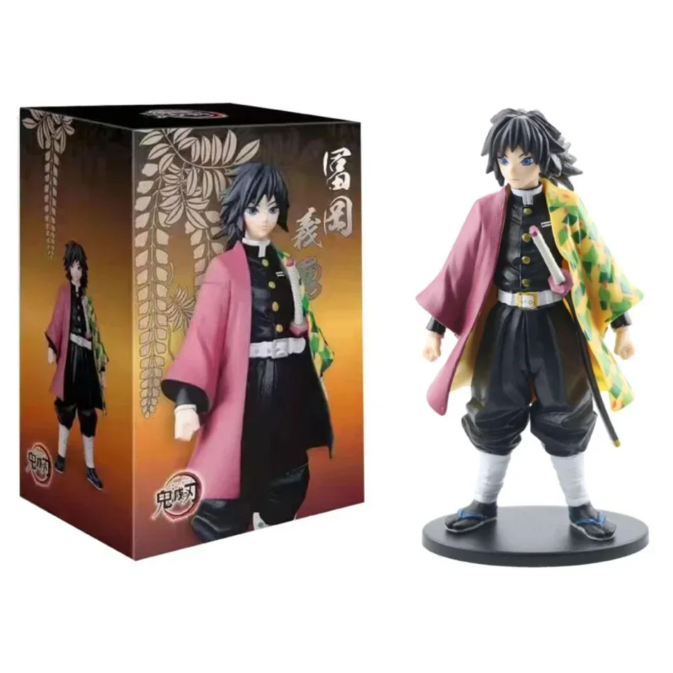 Anime demon slayer kimetsu no yaiba figura kamado tanjirou figura de ação agatsuma zenitsu nezuko guerreiro pvc modelo brinquedos