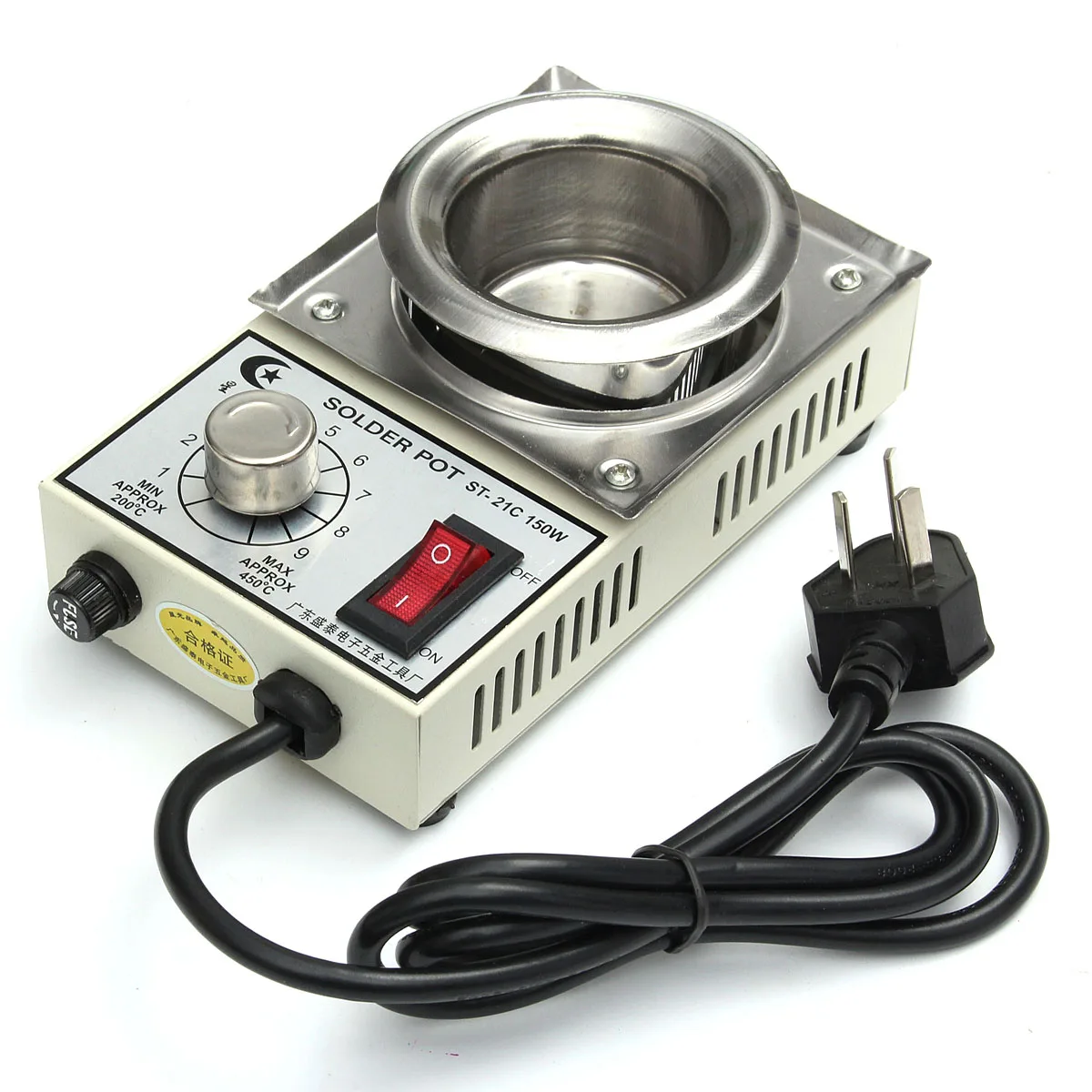 

220V 150W High Quality Temperature Controlled Soldering Pot Melting Tin Pot Tin Cans