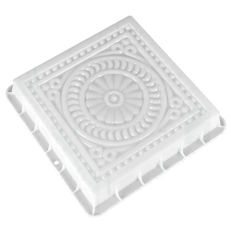 Concrete Mold Square DIY Paving Plastic Mold Simulation Concrete Brick Garden Road Mold