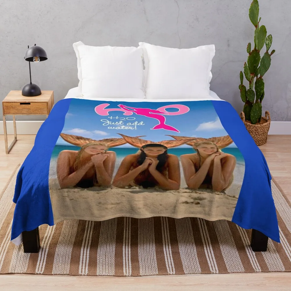 

h20 just add water Throw Blanket anime Soft Bed Blankets Decorative Bed Blankets Cute Blanket