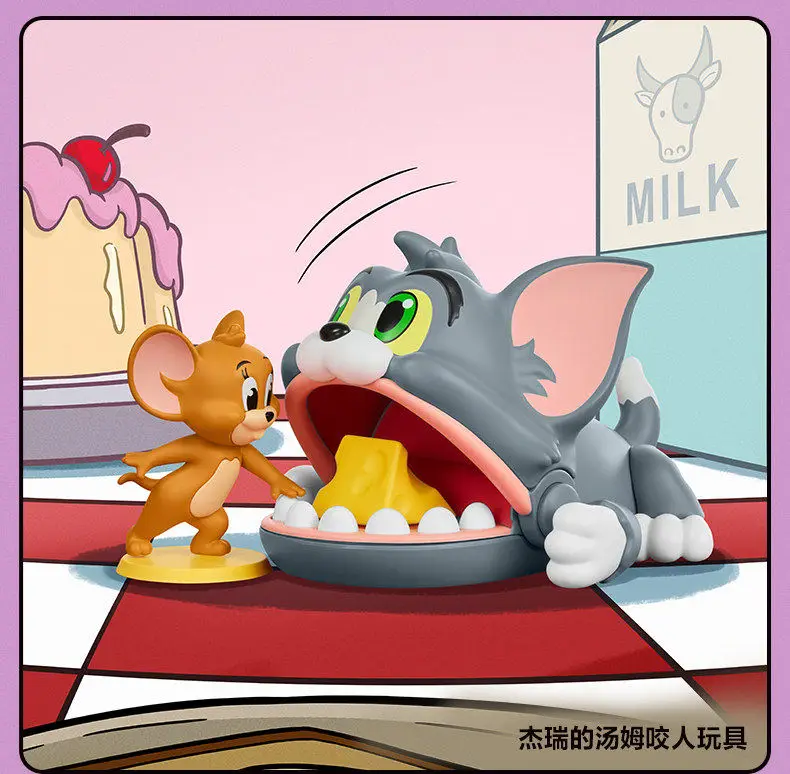 Original POPMART Tom und Jerry Mischief Land Serie Blind Box Sammlerstück Desktop-Ornament Actionfiguren Modelle Spielzeug Geburtstagsgeschenk – Detail 9