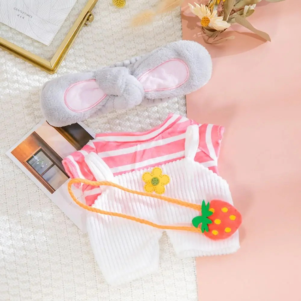 Accessori in stoffa per bambole LaLafanfan Cafe Vestiti Abbigliamento fai da te 30 cm Vestiti per anatre gialle Kawaii Dress Up Anatre Vestiti per bambole