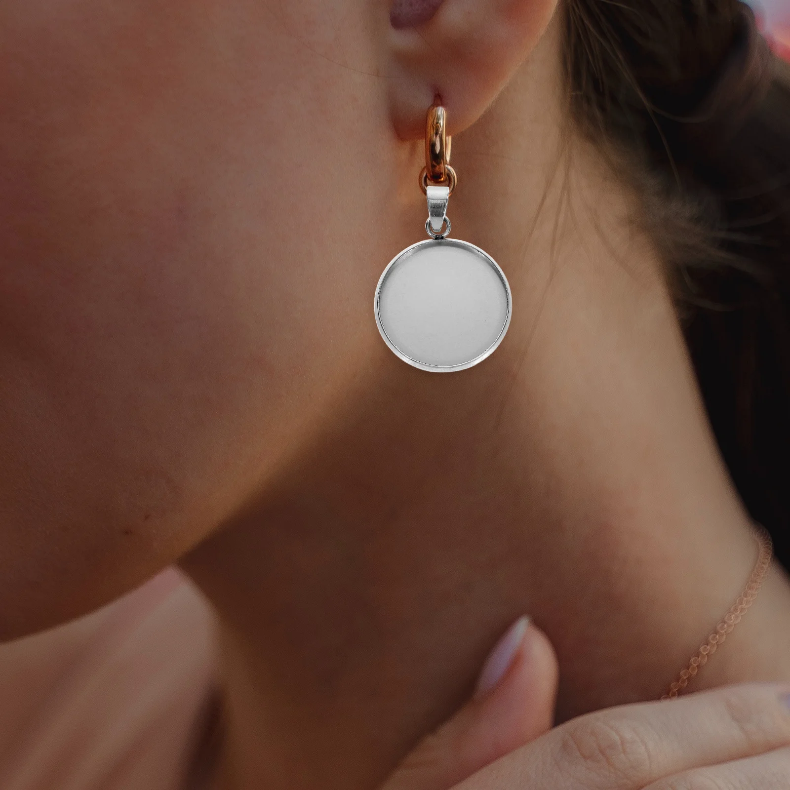 

20 Pcs Jewelry Pendants for Making Diy Necklace Trays Kit Silver Charms Chain Kits