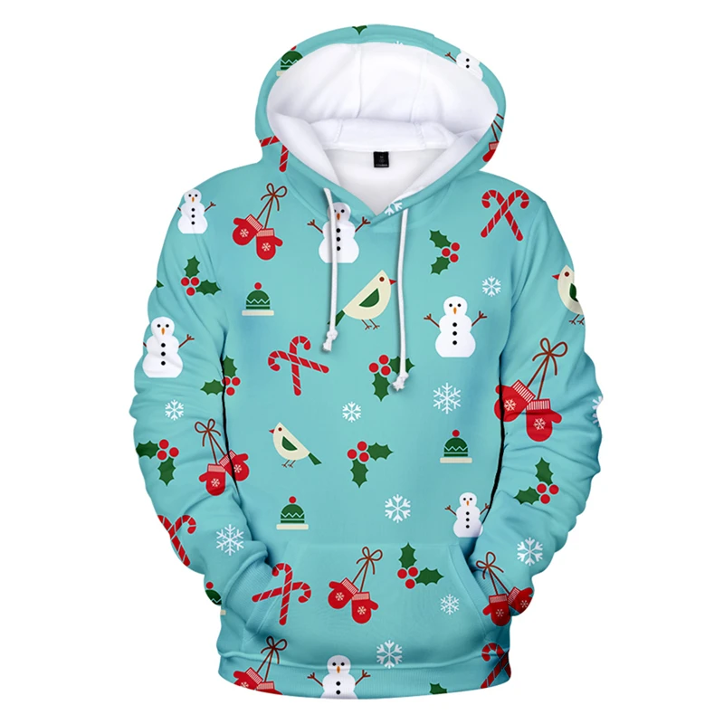 Colorful 3d Printing Christmas Men's Sweatshirts Casual Kids Hoody Fashion New Male Funny Graphic Hoody Harajuku Pullovers