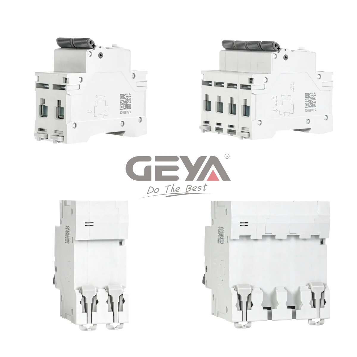 GEYA GYR9NM Type A RCBO 2P 4P Magnetic Residual Current Circuit Breaker with Over Current  Protection 10A 16A 25A 32A 40A 30mA