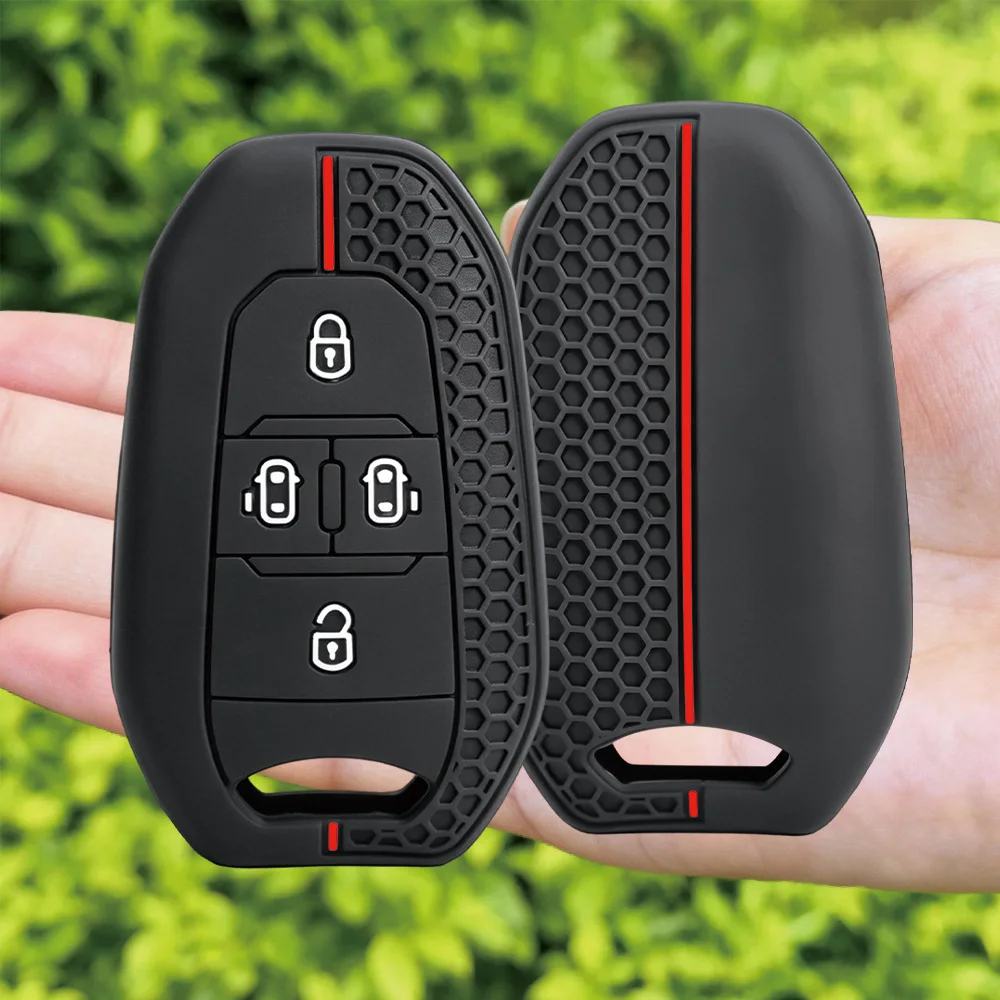 For Peugeot Expert Traveller For Citroen Spacetourer Jumpy Dispatch silicone car key fob cover