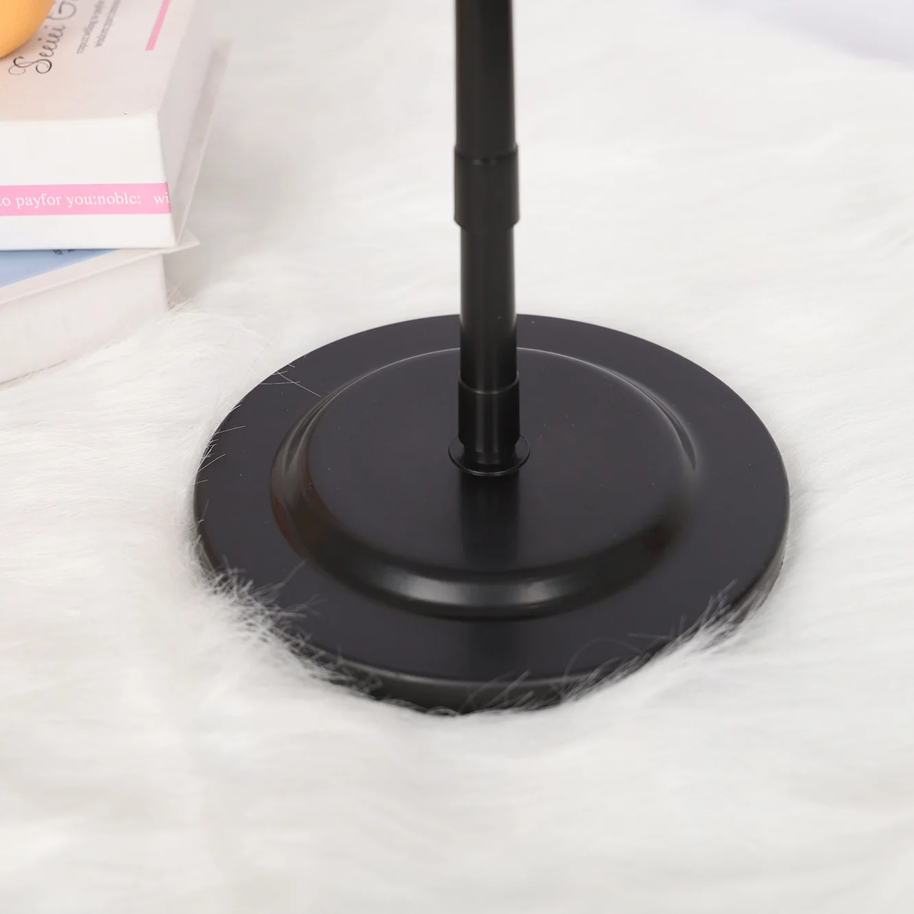 Supporto per parrucca staccabile per display Supporto per parrucca regolabile Base stabile per acconciature e stoccaggio Adatto per cappelli