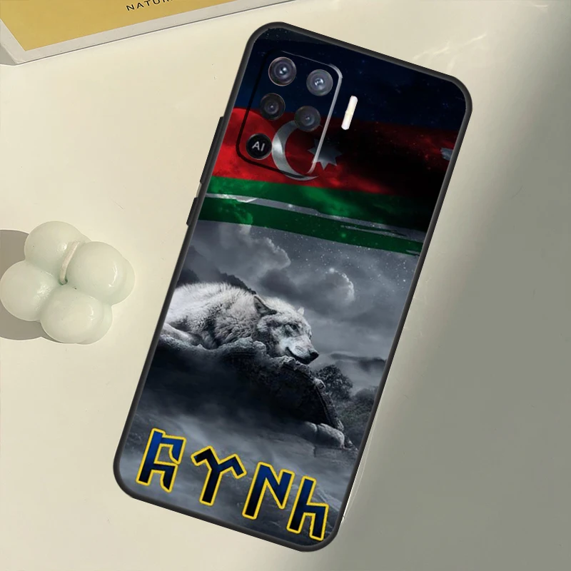 Turkish language bozkurt gray wolf Case For OPPO A15 A74 A54 A94 A52 A72 A31 A53 A53S A5 A9 2020 A3S A5S A83 A91 A93 Cover