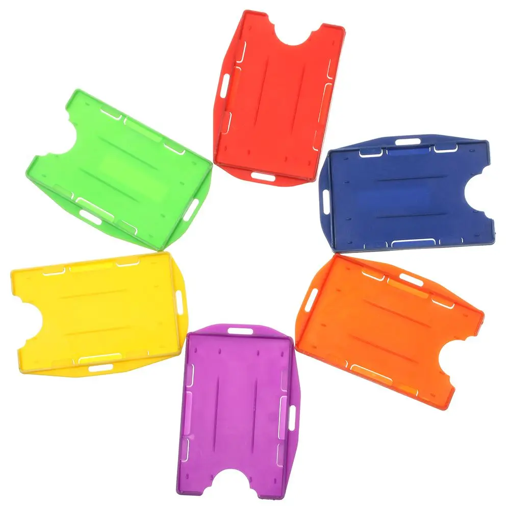Practical Unisex ID Business Case Protector Cover Badge Multi-use Name Card Work Card Holders ID Card Pouch Card Sleeve