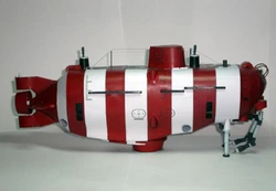 1:50 Russian Project 1855 Priz-class Submarine Paper Model Kit Handmade Toy Handmade Toy Puzzles