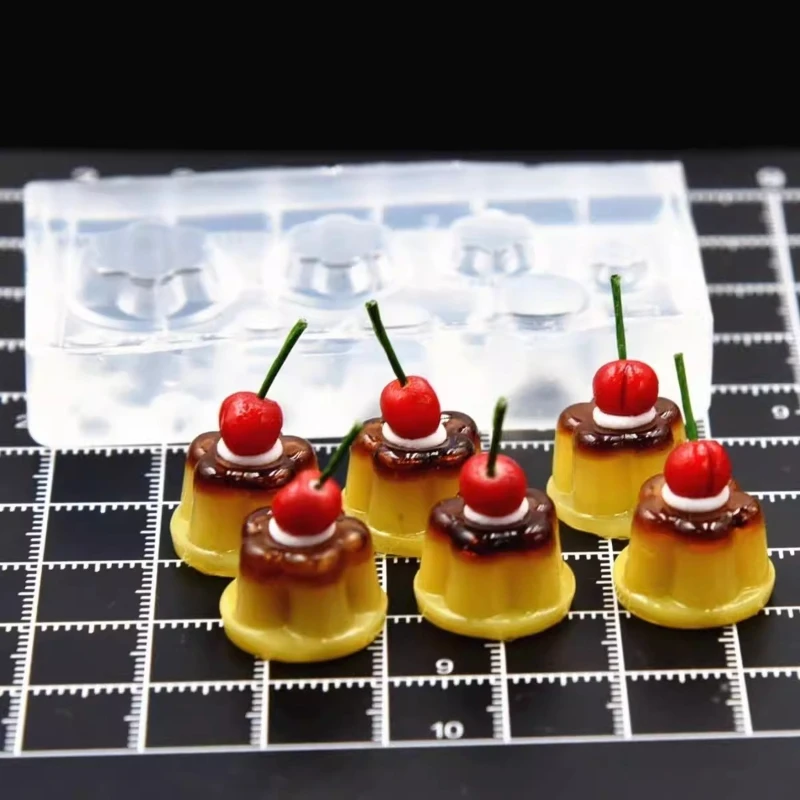 

Ceramic pottery pudding silicone mold DIY ultra-light clay Resin clay Making pudding Decorative items ornaments Auxiliary mold