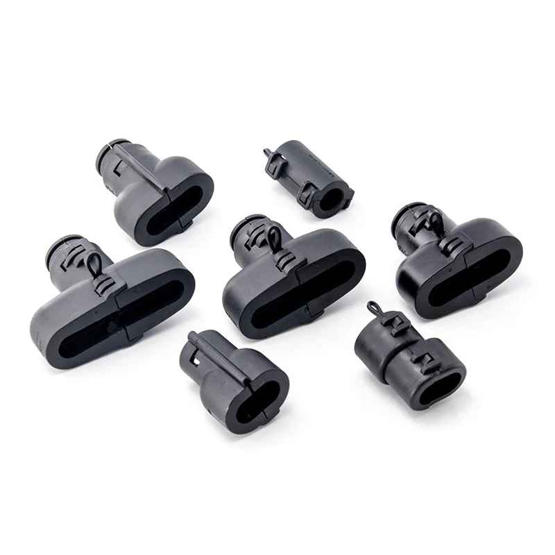 1.5 Car Tail Clip DJ7011Y-84 Wiring Harness Connector 1/2/3/4/5/6 Hole Straight Buckle Wire Protector