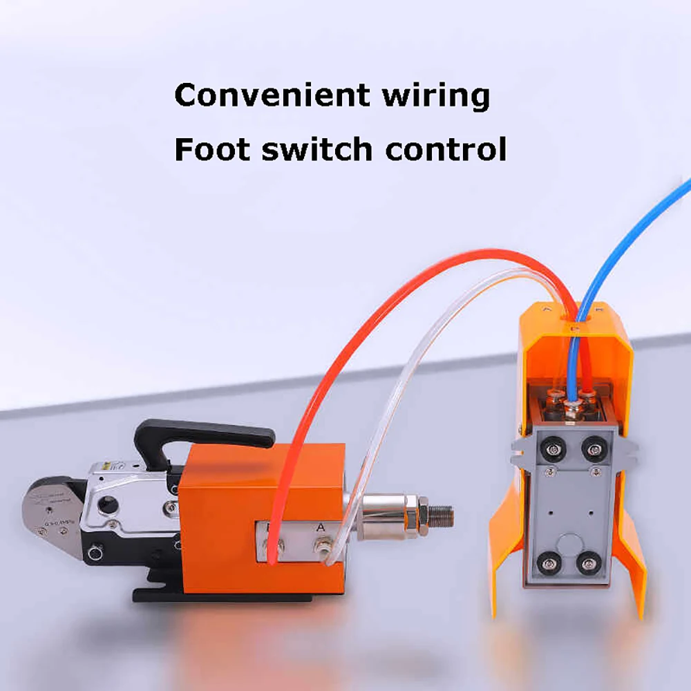 AM6-4 Double Type Cold-Pressed Wiring Pliers for Electrical Wiring 0.3-10mm Range Pneumatic Tubular Terminal Crimping Tool