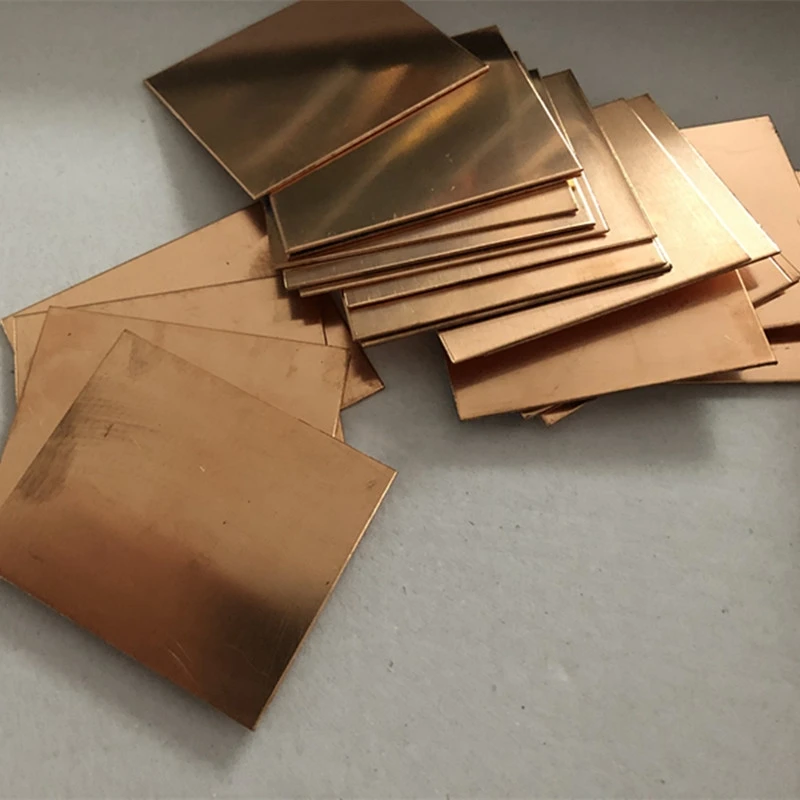 100*100*3mm 99.9 purity DIY material Copper bar plate block copper strip electrolytic sheet customize metal work