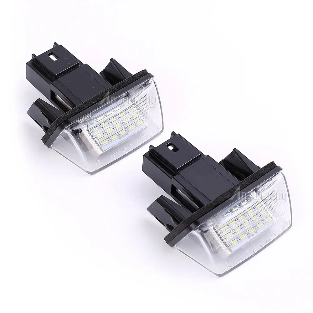 

LED License Number Plate Lamp Light For Peugeot 206 207 306 307 308 406 407 Partner Tepee Citroen C3 C4 C5 BERLINGO SAXO XSARA