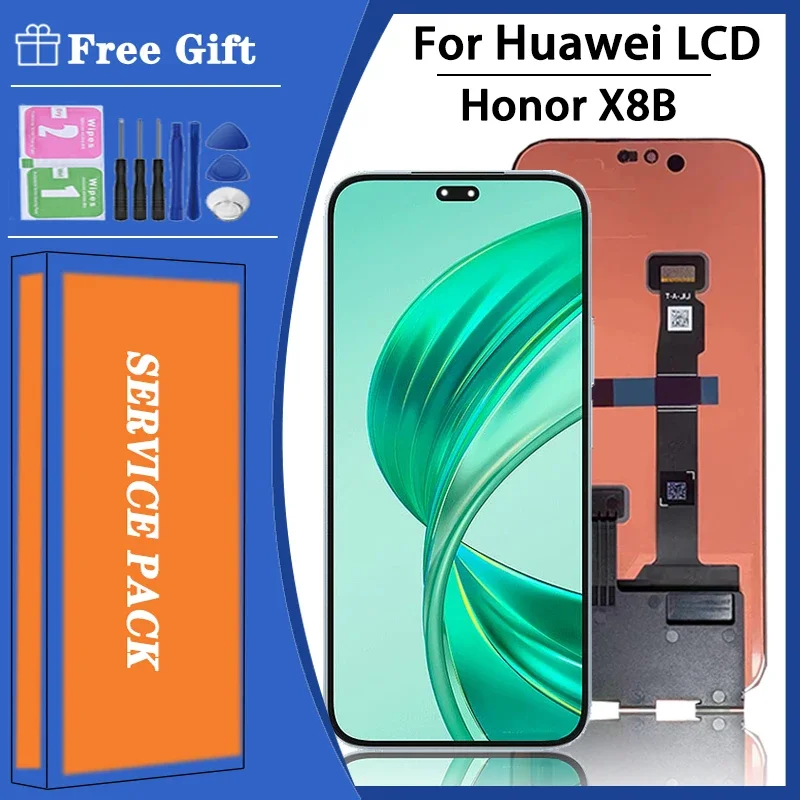 

6.7"AMOLED For Huawei Honor X8b LCD LLY-LX1 LLY-LX2 LLY-LX3 Display Screen Touch Digitizer Assembly For HonorX8B LCD Replacement