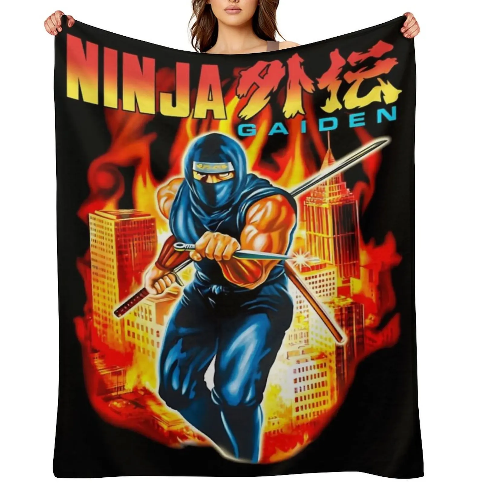 

NINJA GAIDEN BOX ART Throw Blanket Blankets For Sofas Sofa Quilt Weighted Retros Blankets