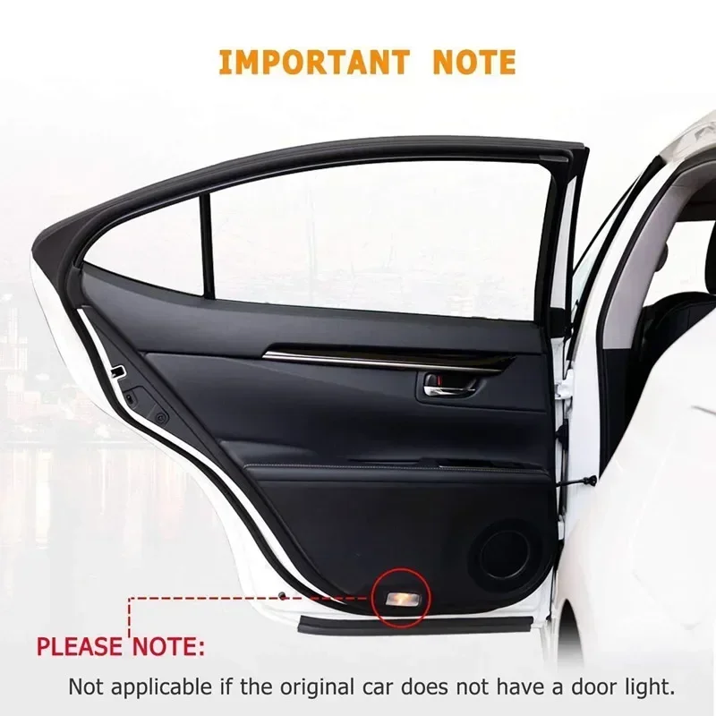 2PCS LED Car Door Projector Welcome Lights Decor for Mazda Mazda6 2009-2015 Mazda8 2011-2015 RX-8 2004-2010 CX-9 2013