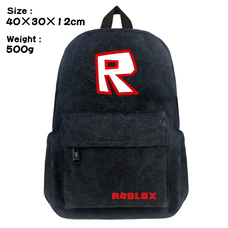 

Game ROBLOX Peripheral Casual Korean Backpack Schoolbag Middle School Student Schoolbag Leisure Bag Children's Toys Gifts