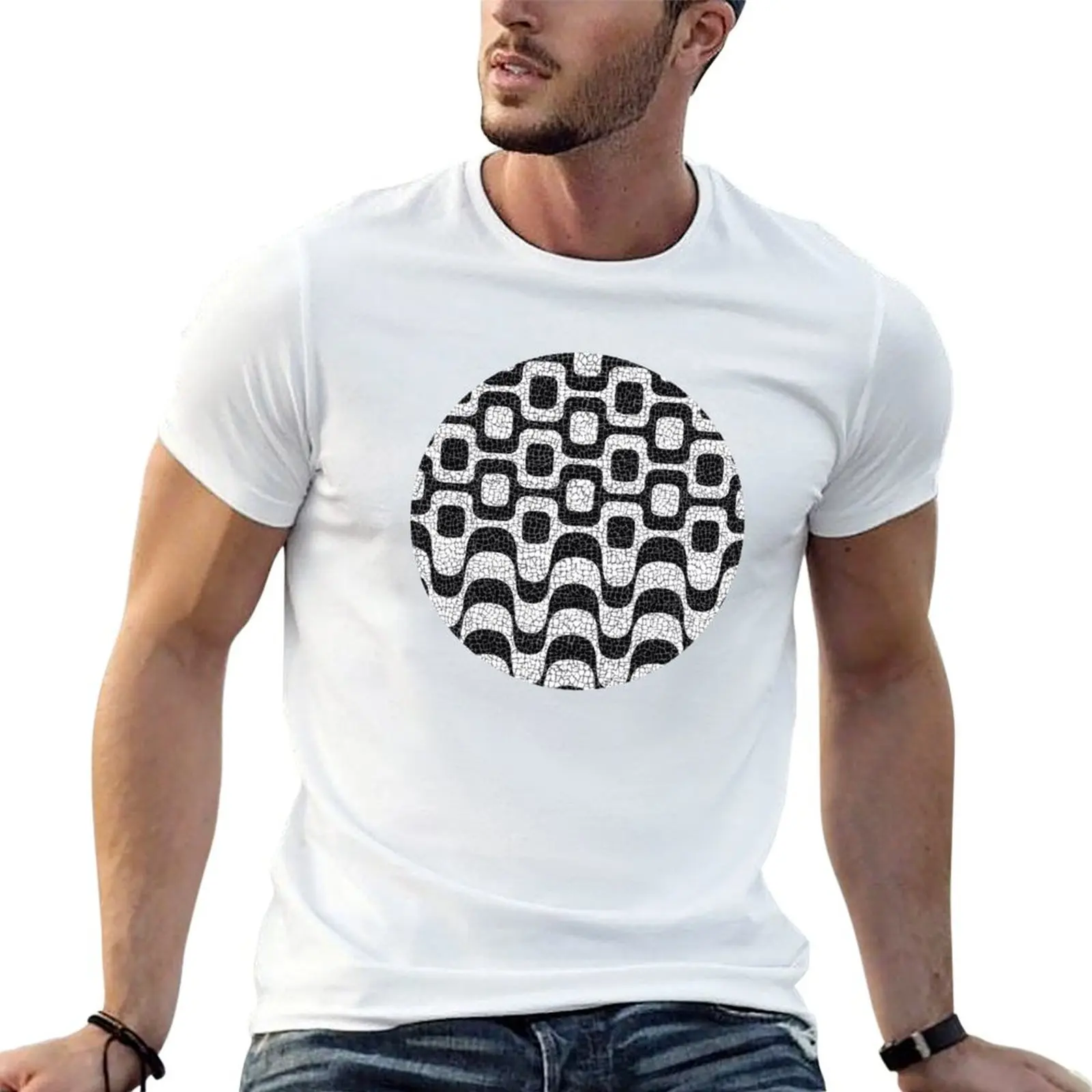 Camiseta Copacabana / Ipanema Circle, camiseta de estilo urbano de talla grande