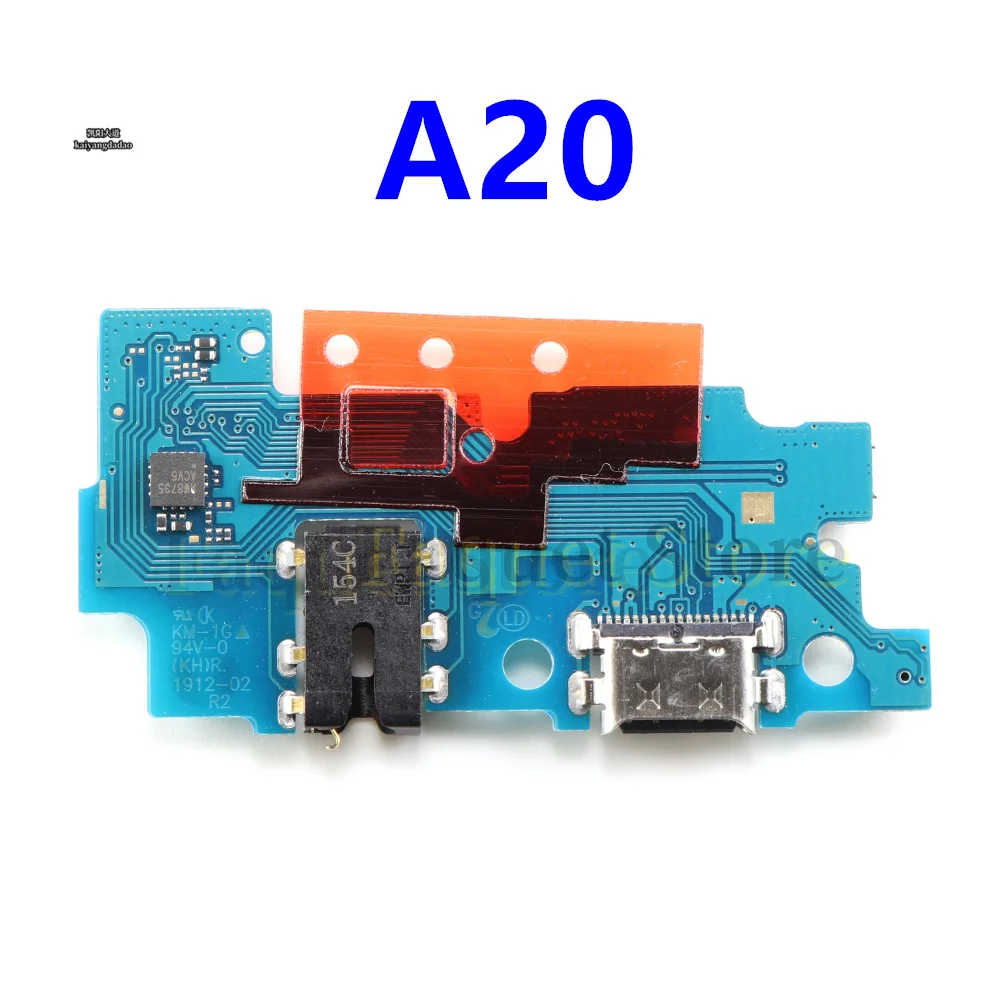 Fast Charging Connector For Samsung Galaxy A20 SM-A205F Board Dock Charger Flex Cable Microphone Parts