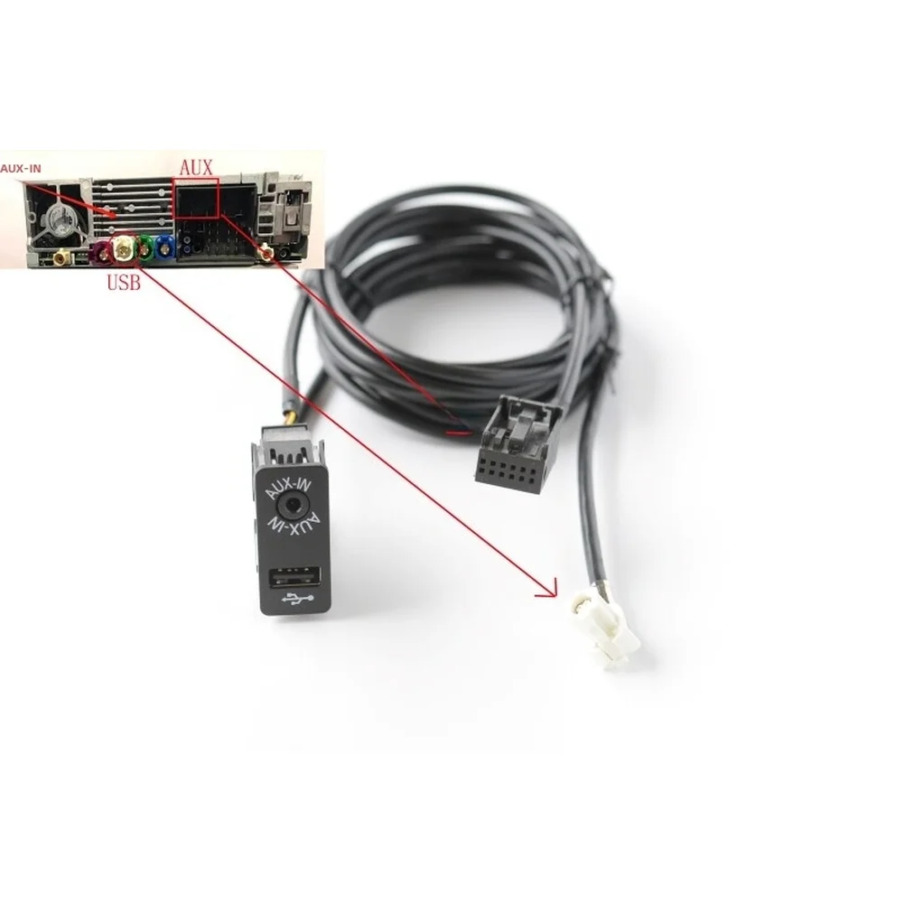 

For BMW 1 Series 2010-2019 2 Series 2012-2019 3 Series 2011-2019 4 Series 2012-2019 X1 2014-2019 USB AUX Socket OEM 84109229246