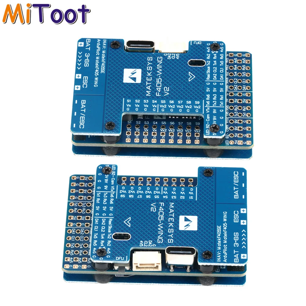 Matek Mateksys F405 WING V2 Flight Controller Built-in ICM42688P OSD SD Slot For ArduPilot / INAV Rc