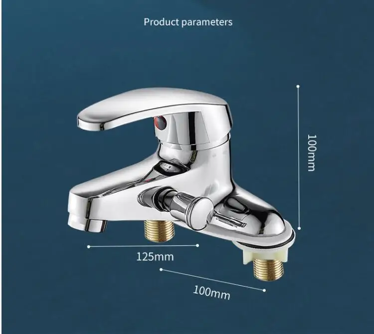 Vidric Side open 2 ways with copper ceramic spool hot and cold basin tap mixer multi-purpose dual-use faucet basin shower faucet