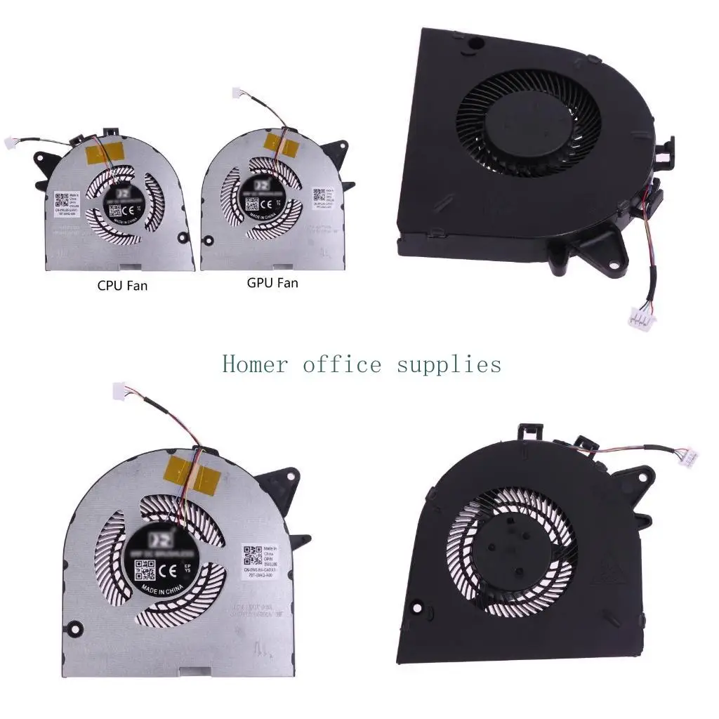 

K43B CPU GPU Radiator for DC 5V 0.5A 4 pin 4-wire Laptop Cooler Fan For Legion Y7000P Y530P Y540P -2018 Laptop Cooling