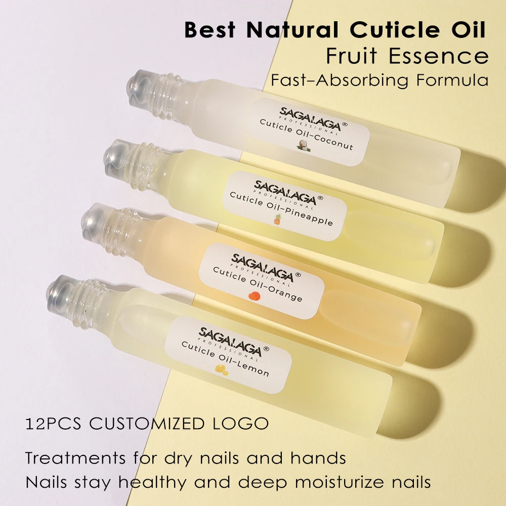 

4pcs Cuticle Oil Natural Essential Nail Repair Conditioner Nutrition Oil Liquid Softener Revitalizer Nail Art 10ml Private Label