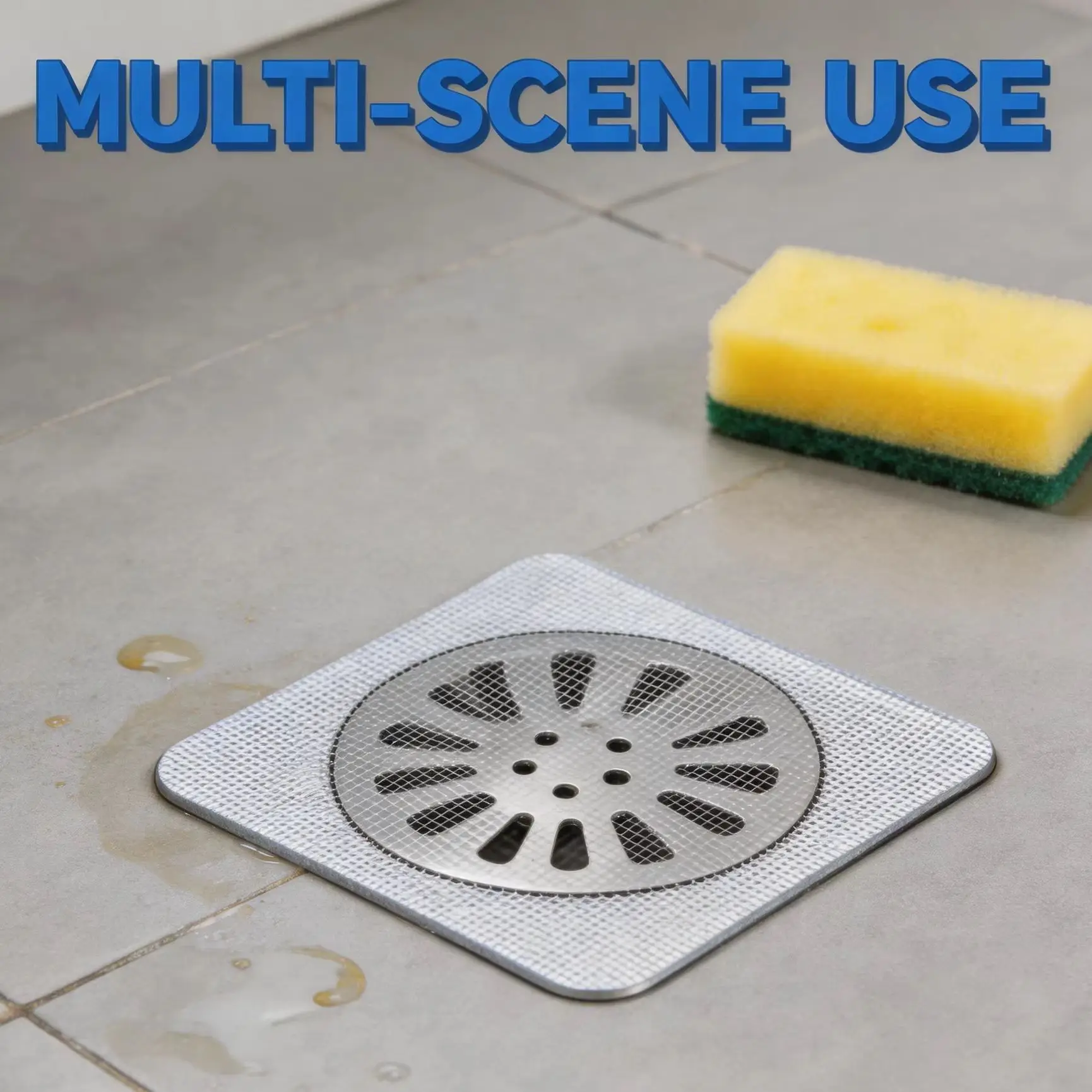 

10pcs Disposable Shower Drain Hair Catcher Mesh Shower Drain Covers Floor Sink Strainer Filter Hair Stopper For Bathroom Kitchen
