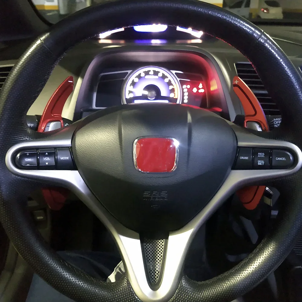 

Paddle Shifter Covers Fit for Honda City 2008 2013 gm2 Fit 2009-2013 Civic CRV Aluminum Steering Wheel Paddle Extend 2pc