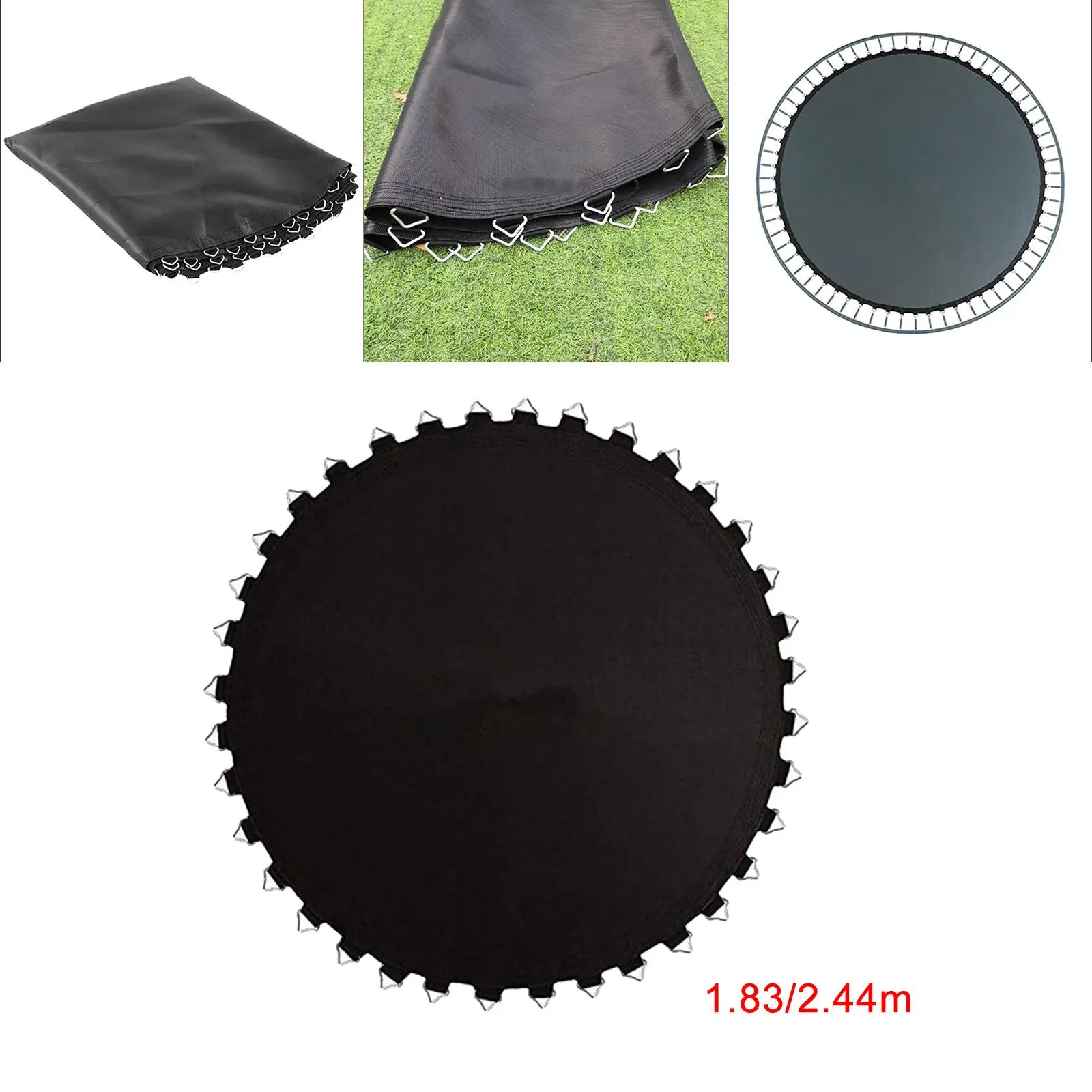 Trampoline Mat Replacement Jumping Mat Accessory Reusable Universal Round Wear Resistant Trampoline Jumping Pad Jumping Cloth