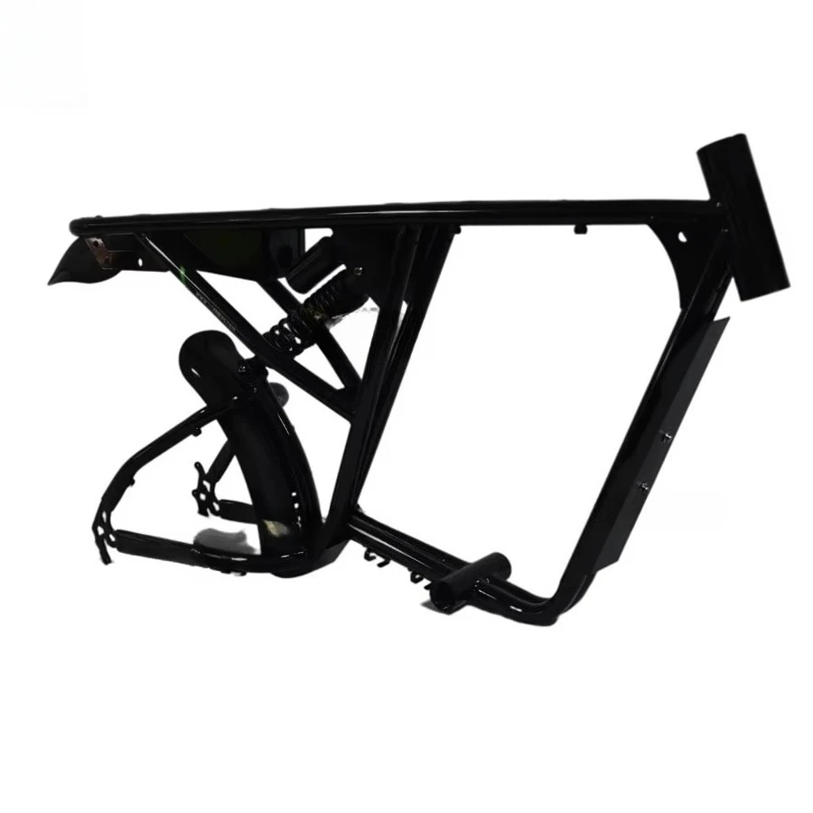 Fully suspended bicycle frame, urban road electric aluminum