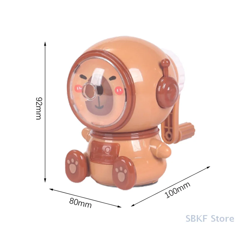 Auto Third Gear Cartoon Capybara Sharpener; An Attractive Lead Pencil Essential for Students
