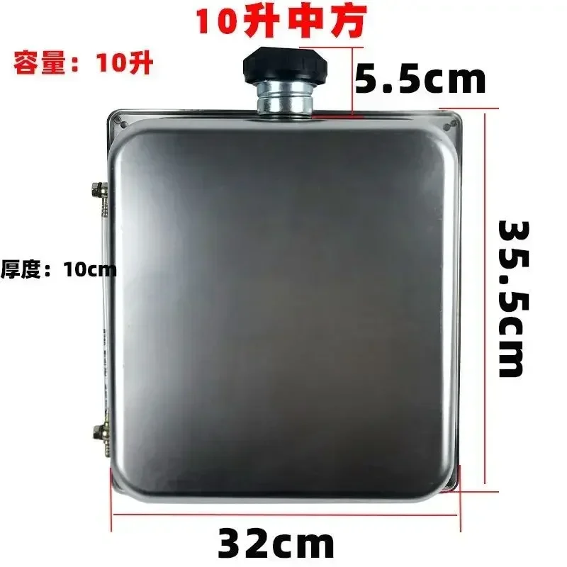 

Двойной 10-литровый топливный бак из нержавеющей стали для отопительных устройств на дровах, утолщенный, для автономных воздушных отопителей, модифицированный, внешний, квадратный