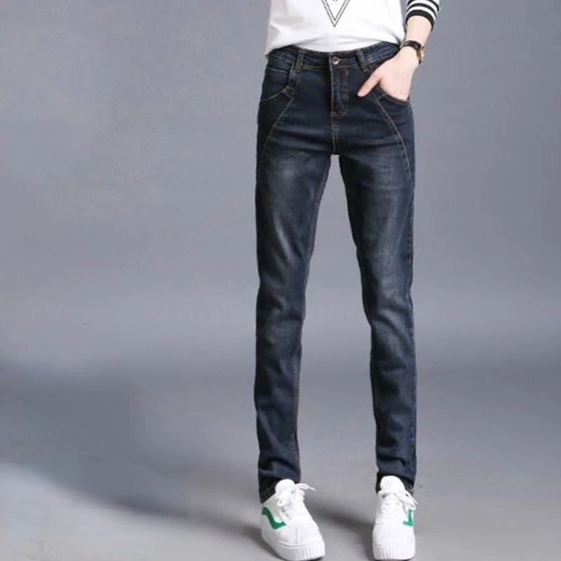 2022 New Winter and Autumn Women Casual Cotton Pencil Jeans Fashion Ladies Slim High Quality Pants