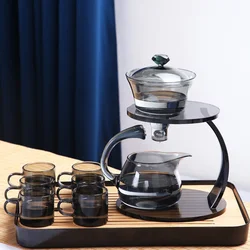 Fully Automatic Tea Set Combination Home Sensor Tea Infuser High Temperature Resistant Glass Tea Set