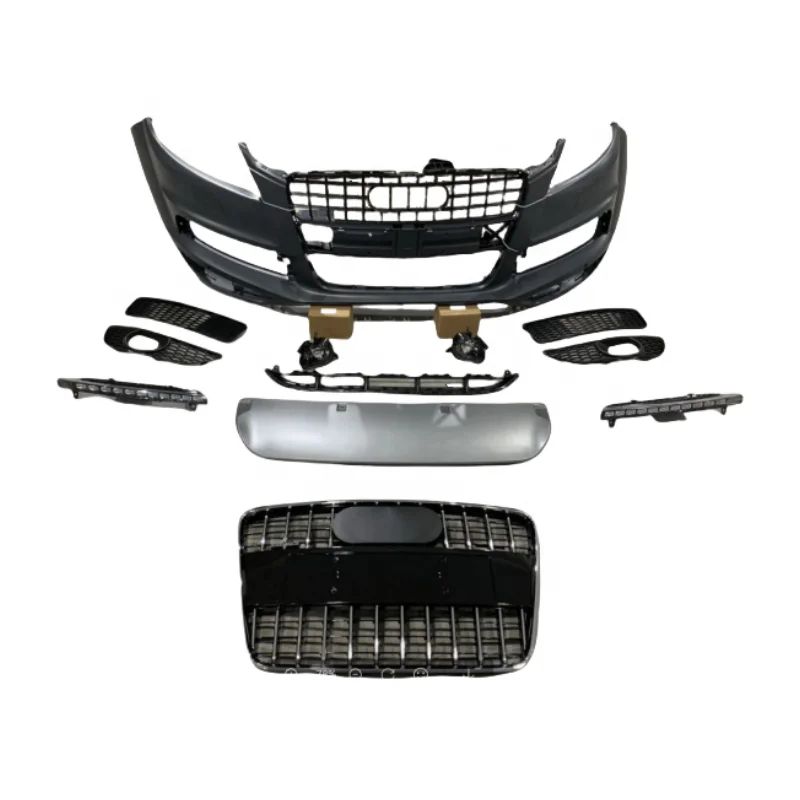 

Car Body Kit for Audi Q7 2005-2008 Facelift Upgrade to 2012 Grill Bumper Body Kit.Front Bumper Surround Front Bumper Assembly