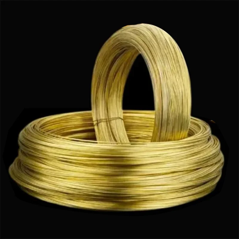 Soft Fully Annealed Brass Round Bare Wire 0.3mm To 6mm For Jewellery Craft