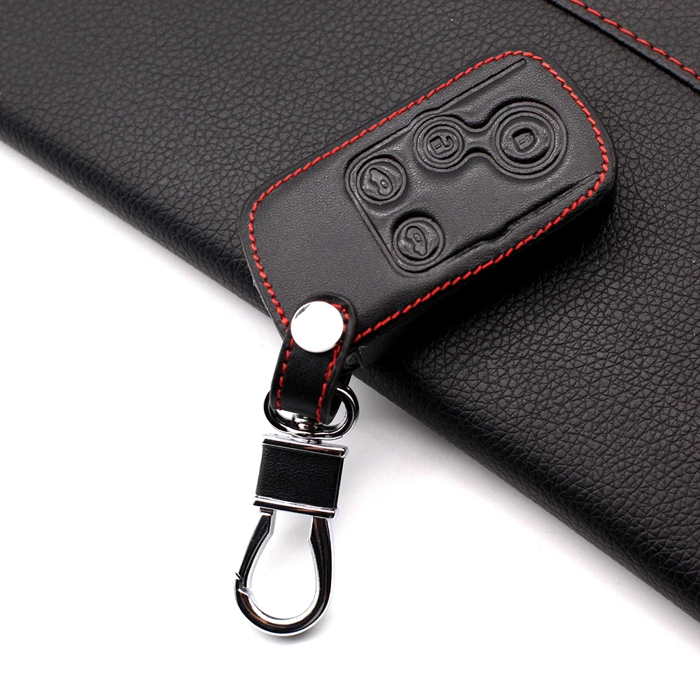 

4 Button Leather Key Cover Case Shell Protector for Honda Freed Elysion Stepwgn Spada Insight Step Wagon RK C-RZ Shuttle