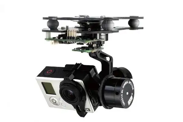 DYS 3-Axis SMART Gopro sport camera AlexMos BaseCam Brushless motor Gimbal pronto a volare semplicemente plug and play