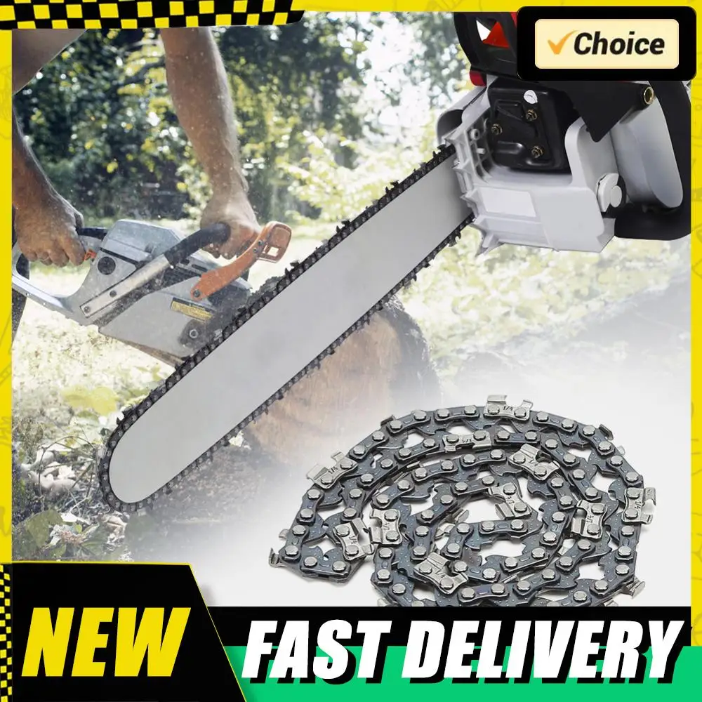

12-дюймовая металлическая цепь бензопилы, запасные части, 45 приводных звеньев, пильная цепь с шагом 3/8 дюйма, электрическая цепь бензопилы для резки деревянных ветвей